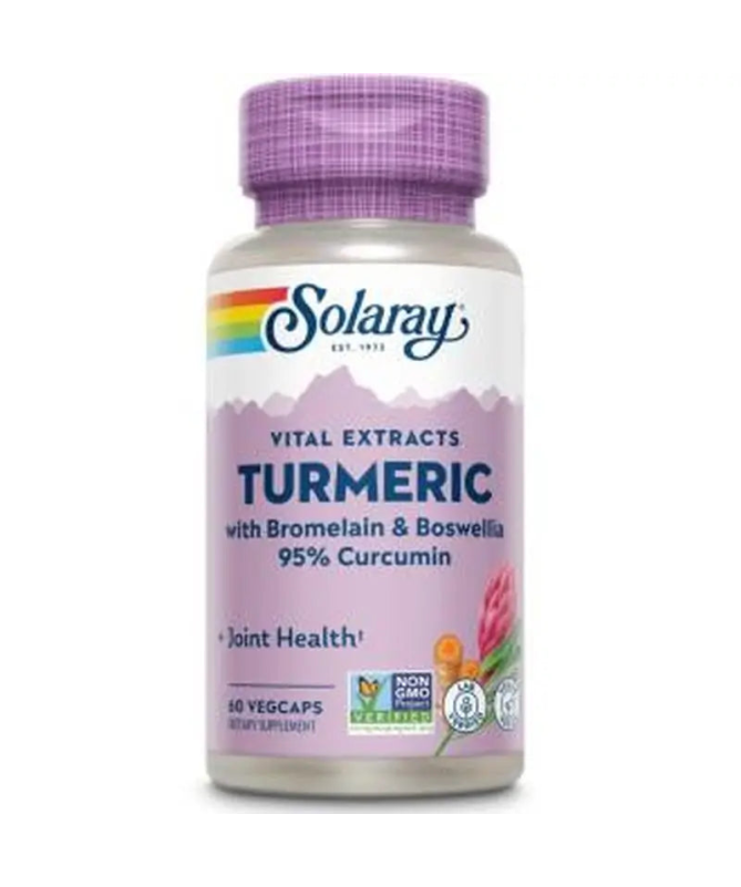 TURMERIC BROMELAIN BOSWELIA 60VCAP – foto del producto extracto boswellia bromelaína