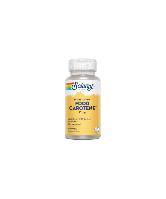 FOOD CAROTENE 500MCG 30PERLAS – foto del producto carotenoides complejo ñame