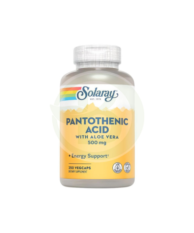 ACIDO PANTOTHENIC 500MG 100CAP – foto del producto calcio pantotenato ácido