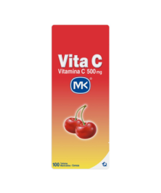 VITAMINA C 500 SABOR CEREZA 100COMP MAST – foto del producto concentrado cítricos vitamina