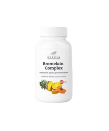 BROMELAIN 60CAP – foto del producto bromelaína tallo piña