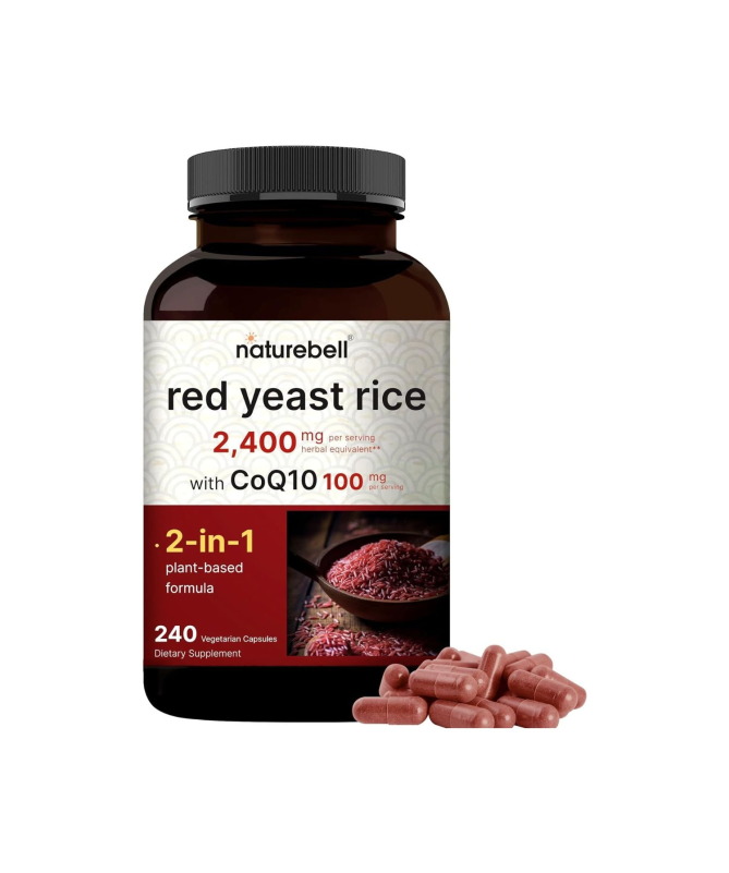 RED YEAST RICE LEVADURA ROJA DE ARROZ 45CAP – foto del producto levadura roja arroz