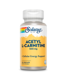 ACETYL L CARNITINE 500MG 30CAP – foto del producto acetil carnitina celulosa