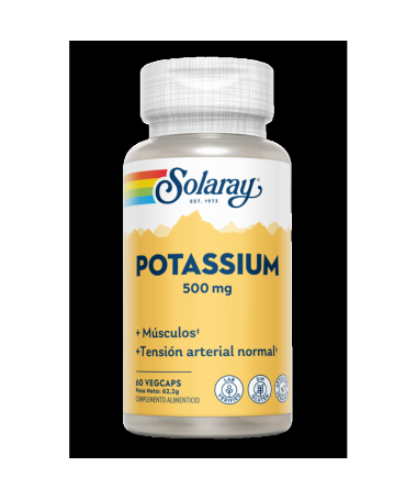 POTASSIUM 500 MG 60 VEG CAPS – foto del producto tienes contacta nuestro