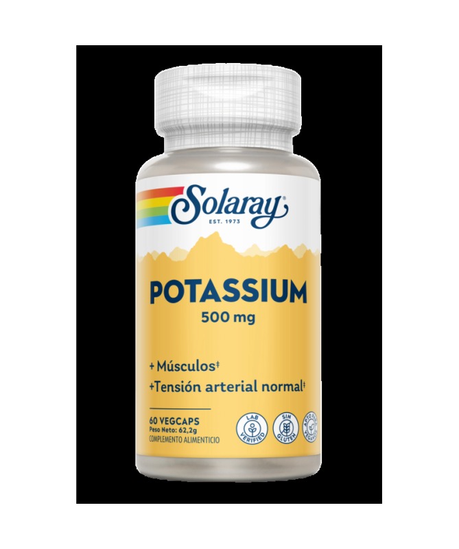 POTASSIUM 500 MG 60 VEG CAPS – foto del producto tienes contacta nuestro