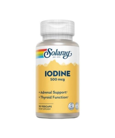 IODINE 500MCG 30CAP VEG – foto del producto celulosa cápsula yodo