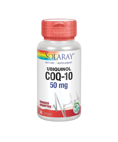 UBIQUINOL COQ10 50MG 30PERLAS – foto del producto ubiquinol ácido coq10