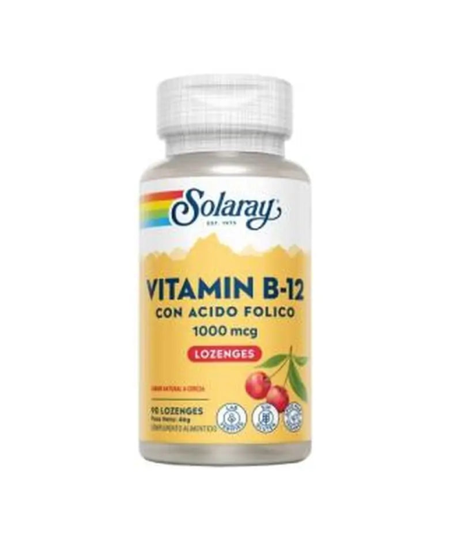 VIT B12 ACIDO FOLICO 1000MCG 90COMP SUBLINGUAL – foto del producto b12 ácido vitamina