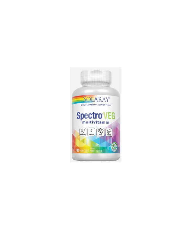 SPECTRO VIT MINER ANTIOXID VEG 180CAP – foto del producto vitamina mcg ácido