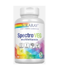 SPECTRO VIT MINER ANTIOXID VEG 180CAP – foto del producto vitamina mcg ácido