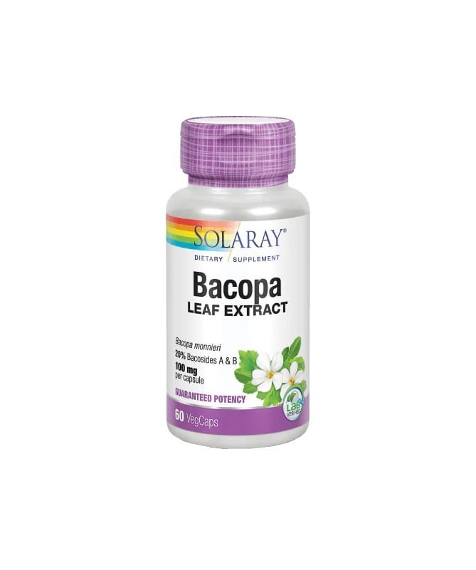 BACOPA 100MG 60CAP – foto del producto bacopa monnieri hoja