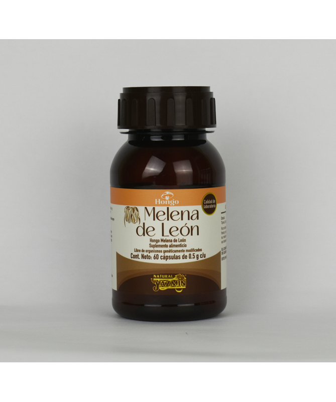MELENA DE LEON 500MG 60CAP VEG – foto del producto melena hongo león