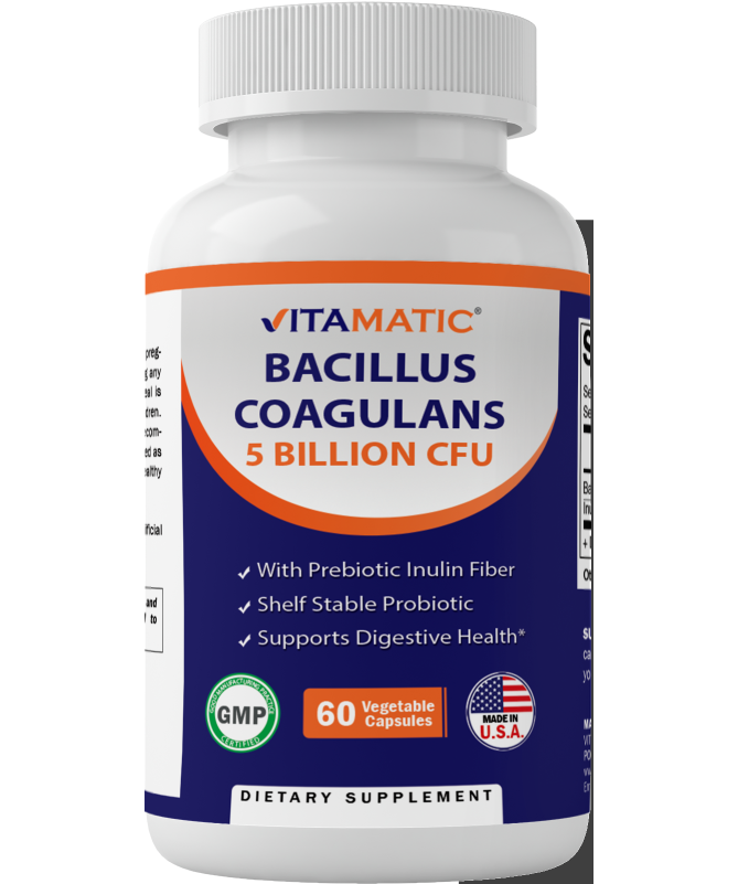 BACILLUS COAGULANS 60CAP VEG – foto del producto bacillus coagulans mezcla