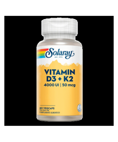 VITAMIN D3 K2 MK7 60CAP – foto del producto vitamina agente carga