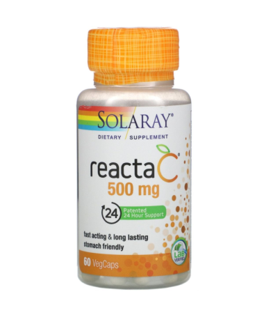 REACTA C 500MG ESTER C 60CAP – foto del producto vitamina concentrado reacta