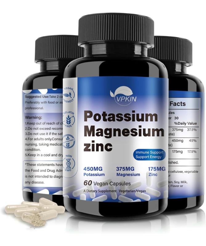 MAGNESIUM POTASSIUM 60 VEG CAPS – foto del producto tienes contacta nuestro