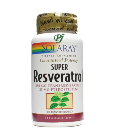 SUPER RESVERATROL 250MG 30CAP – foto del producto garantiza uva vitis
