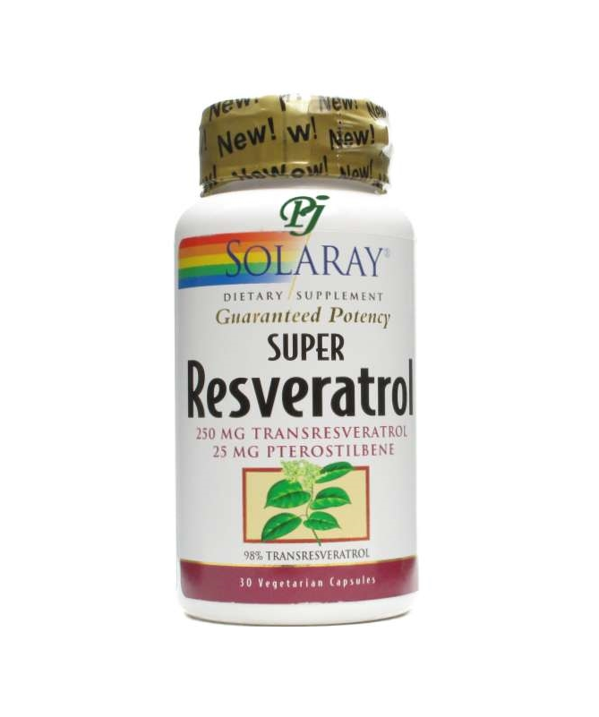 SUPER RESVERATROL 250MG 30CAP – foto del producto garantiza uva vitis