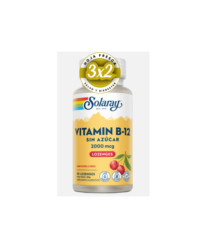 VIT B12 2000MCG 90COMP SUBLINGUAL – foto del producto b12 vitamina vit