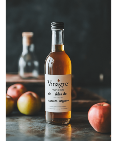 VINAGRE DE SIDRA DE MANZANA 150GR – foto del producto vinagre sidra manzana