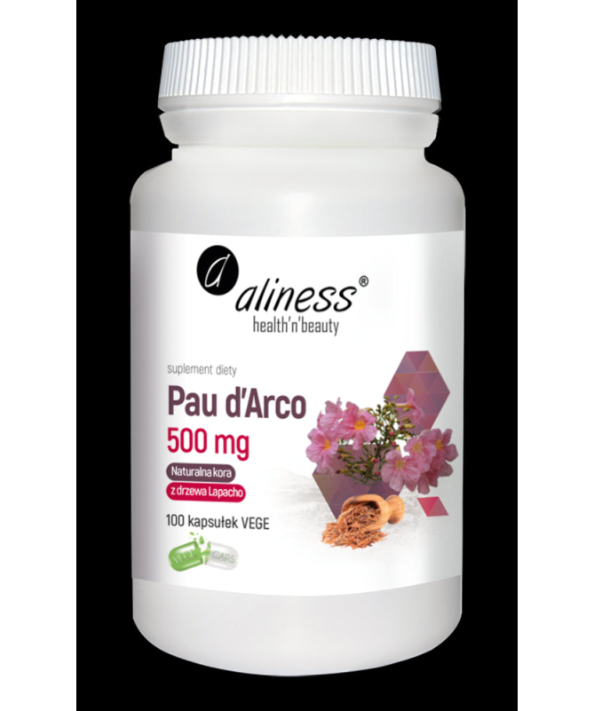 LAPACHO PAU D ARCO 500MG 100CAP – foto del producto pau arco cápsula
