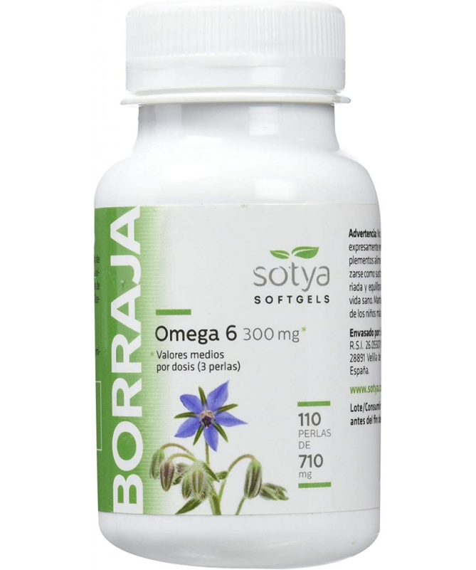 ACEITE DE BORRAJA 1200MG 90PERLAS – foto del producto ácido aceite borraja