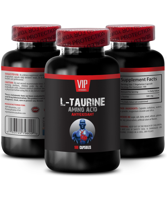 L TAURINA 500MG 90CAP – foto del producto taurina cápsula agente