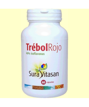 TREBOL ROJO 40 ISOFLAVONAS 60CAP – foto del producto rojo isoflavonas trébol
