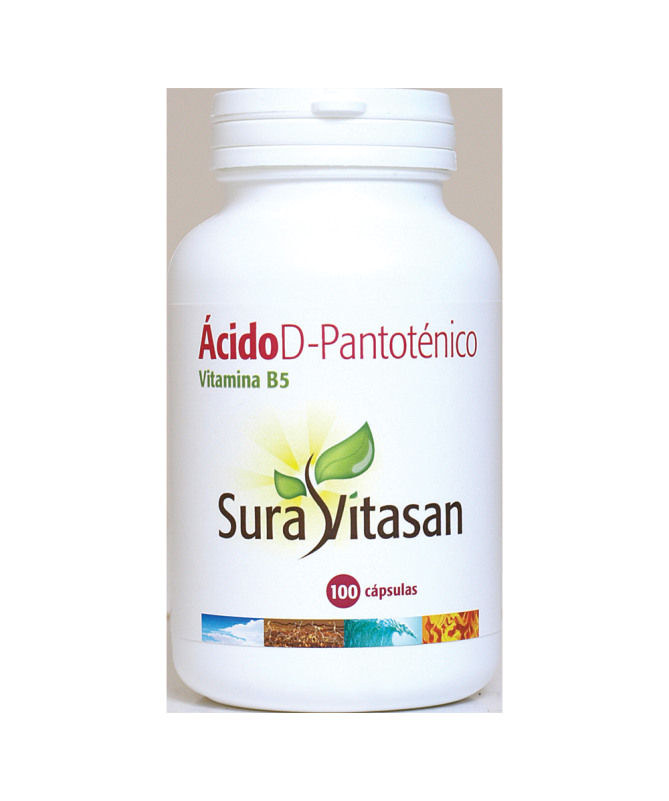 ACIDO D PANTOTENICO 100COMP – foto del producto vegetal celulosa agente