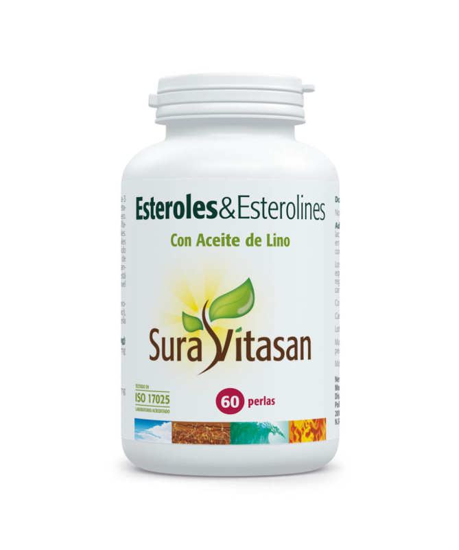 ESTEROLES Y ESTEROLINES 60PERLAS – foto del producto ácido omega esteroles