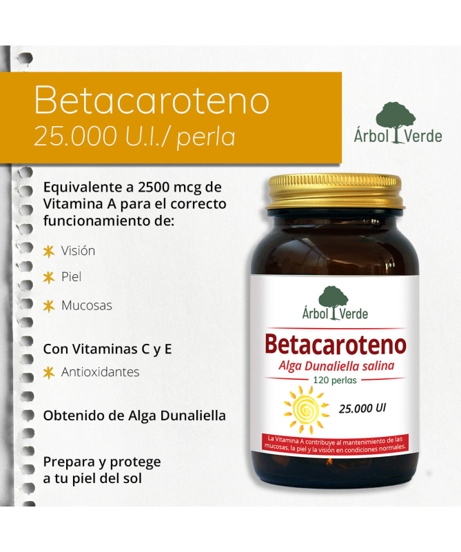 BETACAROTENO 30 PERLAS – foto del producto tienes contacta nuestro
