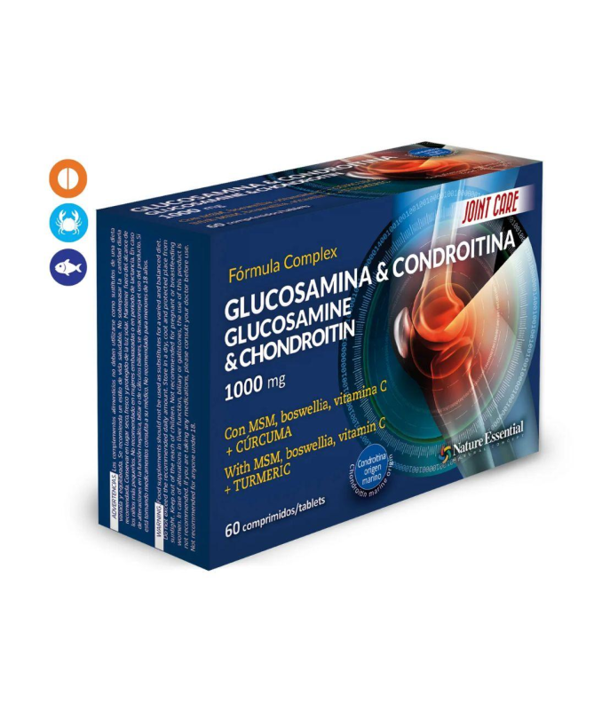 CONDROITINA Y GLUCOSAMINA 60CAP – foto del producto condroitina glucosamina cápsula