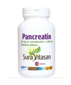 PANCREATIN 1300MG 120CAP – foto del producto vegetal 975 recubrimiento