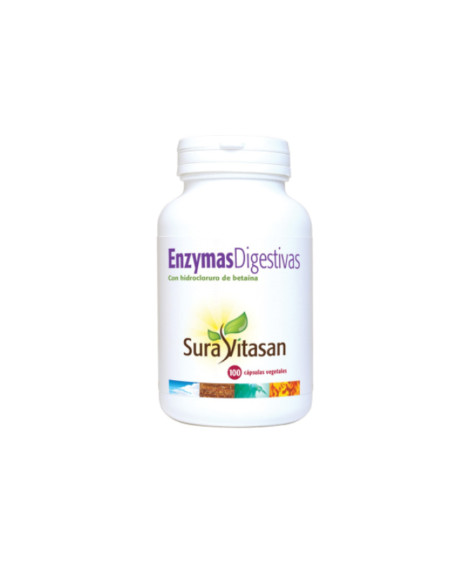 ENZYMAS DIGESTIVAS 100CAP – foto del producto vegetal celulosa agente