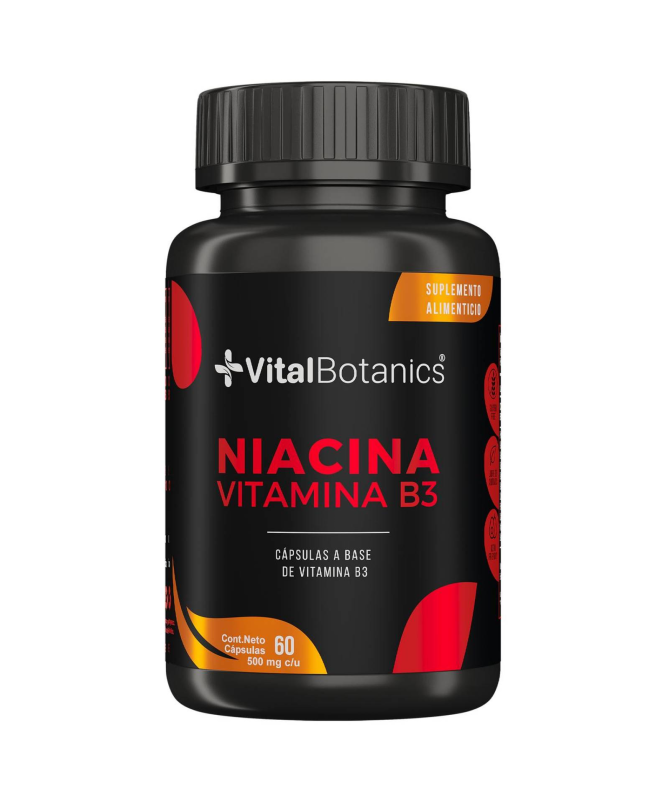 VITAMINA B3 60CAP – foto del producto vegetal vitamina hexanicotinato
