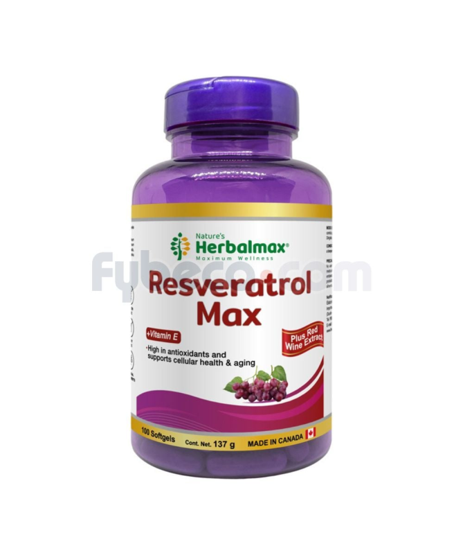 RESVERATROL MAX 60CAP – foto del producto resveratrol extracto fallopia