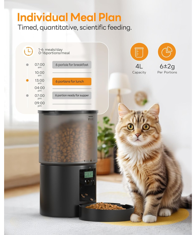 COMEDERO AUTOMATICO 2 COMIDAS TEMPORIZADOR – foto del producto comedero automatico comidas