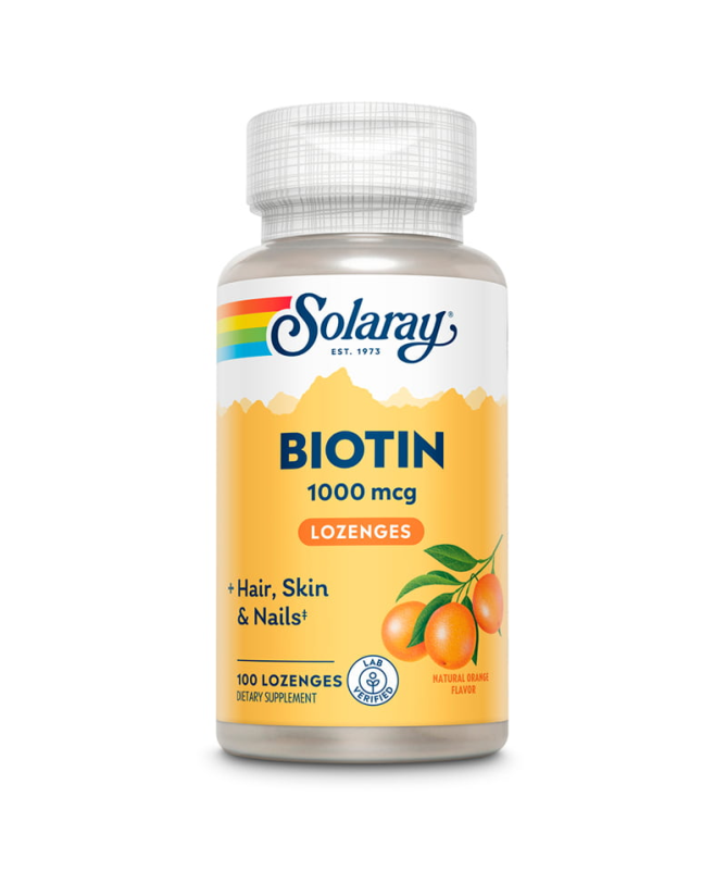 BIOTIN 1000MCG 100COMP SUBLINGUALES – foto del producto natural biotina biotin