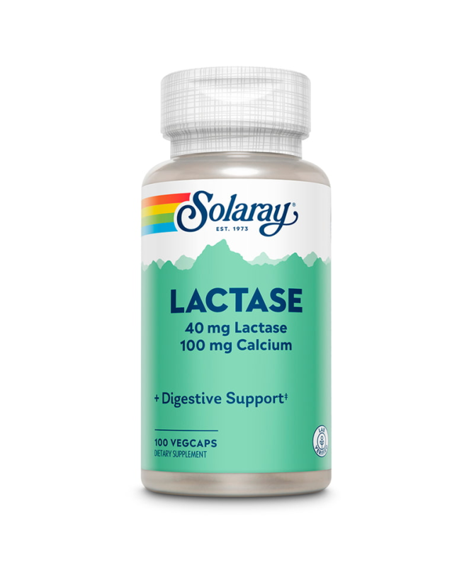 LACTASE 40MG 4000FCC 100CAP VEG – foto del producto calcio lactasa cápsula