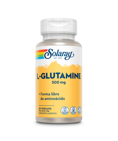L GLUTAMINE 500MG 50CAP – foto del producto glutamina cápsula glutamine