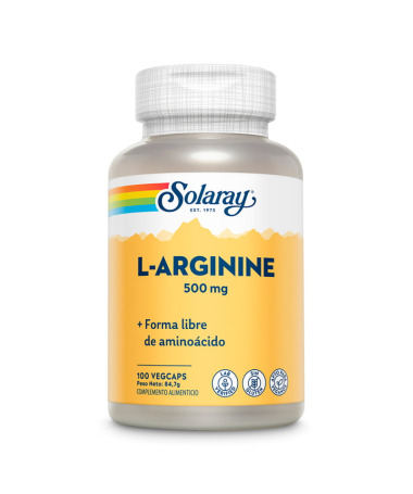 L ARGININE 500MG 100CAP – foto del producto arginina cápsula celulosa