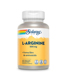 L ARGININE 500MG 100CAP – foto del producto arginina cápsula celulosa