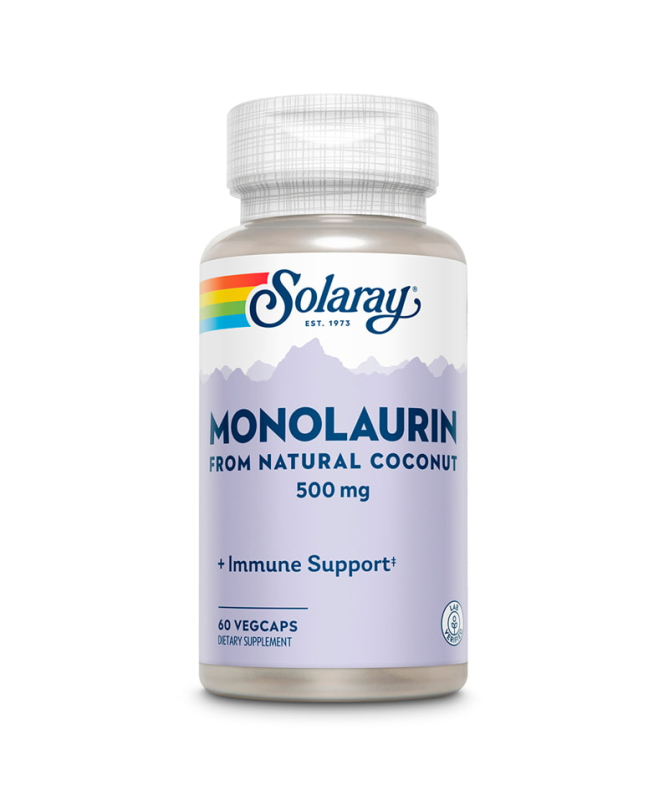 MONOLAURIN 500MG 60CAP – foto del producto cápsula profesional salud