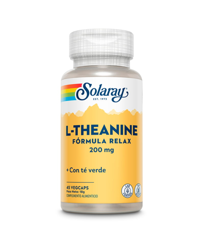 L TEANINA THEANINE 200MG 45CAP – foto del producto teanina verde camellia