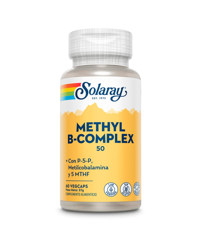 METHYL B COMPLEX 50 COENZIMA 60CAP – foto del producto vitamina ácido tiamina