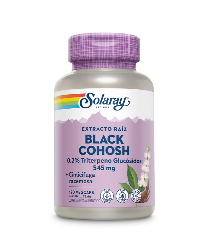 BLACK COHOSH CIMICIFUGA 120CAP – foto del producto cimicifuga cápsula raíz