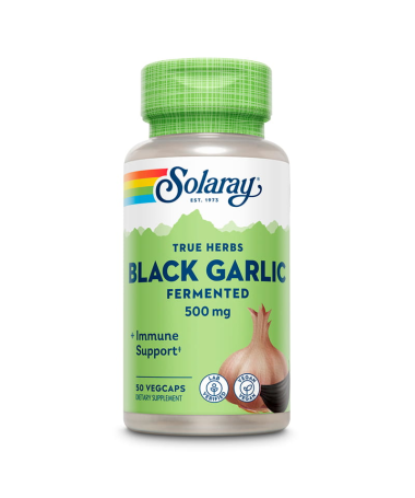 BLACK GARLIC BULB AJO NEGRO 500MG 50CAP – foto del producto ajo negro fermentado