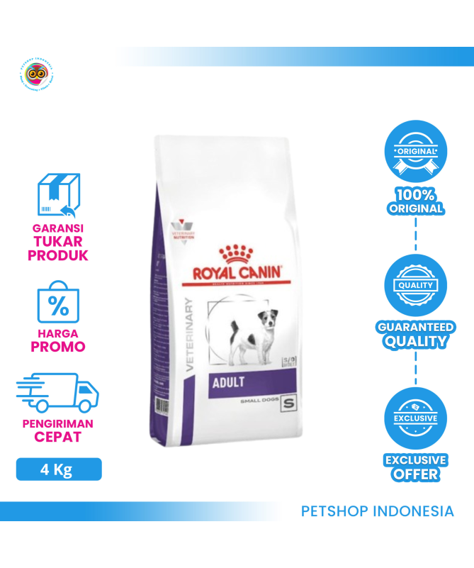 ROYAL VET CANINE ADULT SMALL 4KG – foto del producto vitamina ácido proteínas