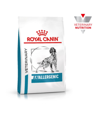 ROYAL VET CANINE ANALLERGENIC 8KG – foto del producto aceite fuente fibras