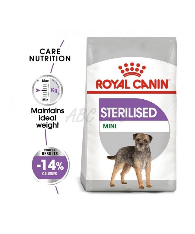 ROYAL CANINE ADULT STERILISED MINI 3KG – foto del producto vitamina ácido proteínas